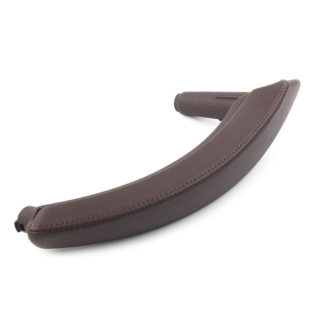 Right Side Door Trim Pull Handle Real Leather for BMW X5 X6 (2007–2013)