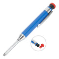 Metal Carpenter Pencil with Refill Leads and Sharpener for Deep Hole Marker