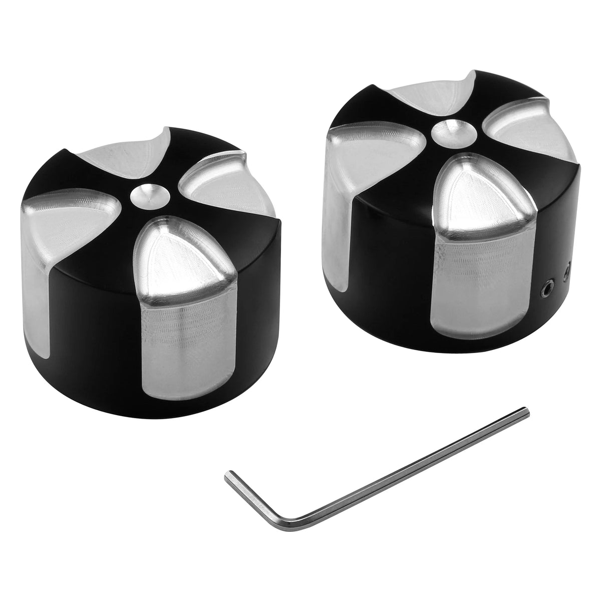 Front Axle Cap Nut Covers for Harley Sportster XL 883 XL1200 (2009–2022)