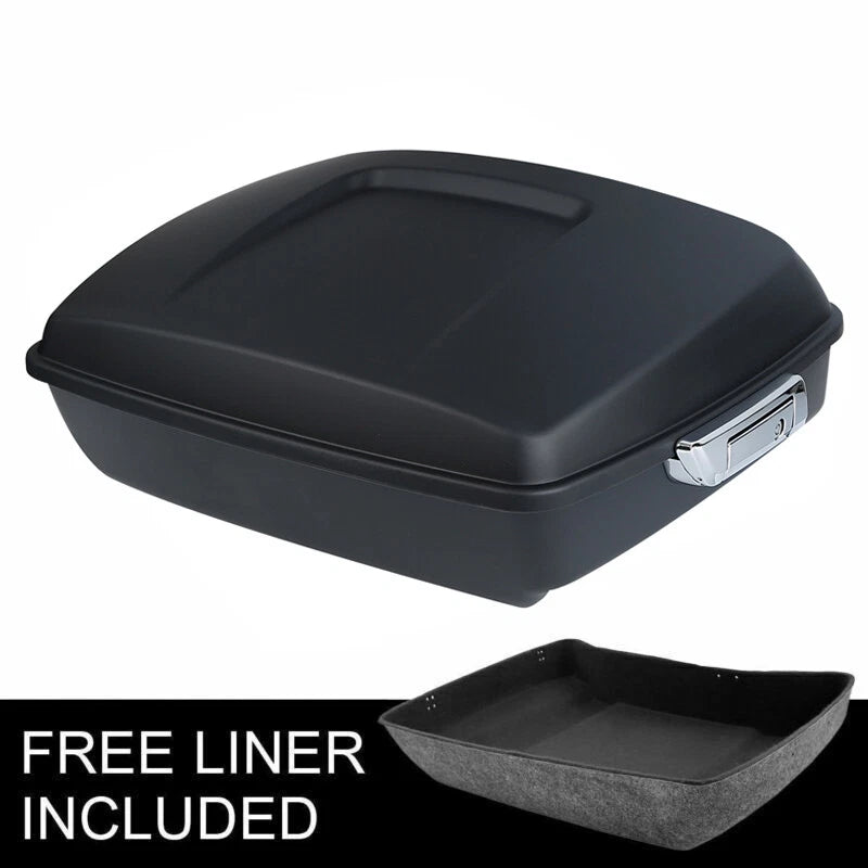 Matte Black Chopped Trunk for Harley Touring Electra Glide (2009–2013)