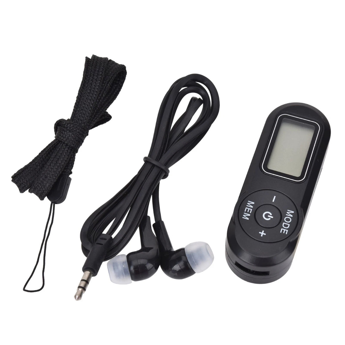 Portable Mini FM Radio with Intelligent Storage and Convenient Operation