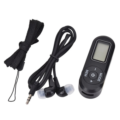 Portable Mini FM Radio with Intelligent Storage and Convenient Operation