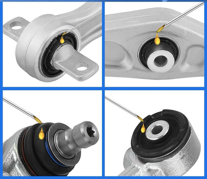 7pc Manual Grease Applicator Kit for Precise Grease Delivery