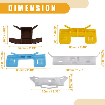 Set of 15 Roof Fastener Clips for Honda Civic (2006–2011)