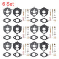 6X Carburetor Overhaul Rebuild Kit for B&S 190401 190402 190403 Engine