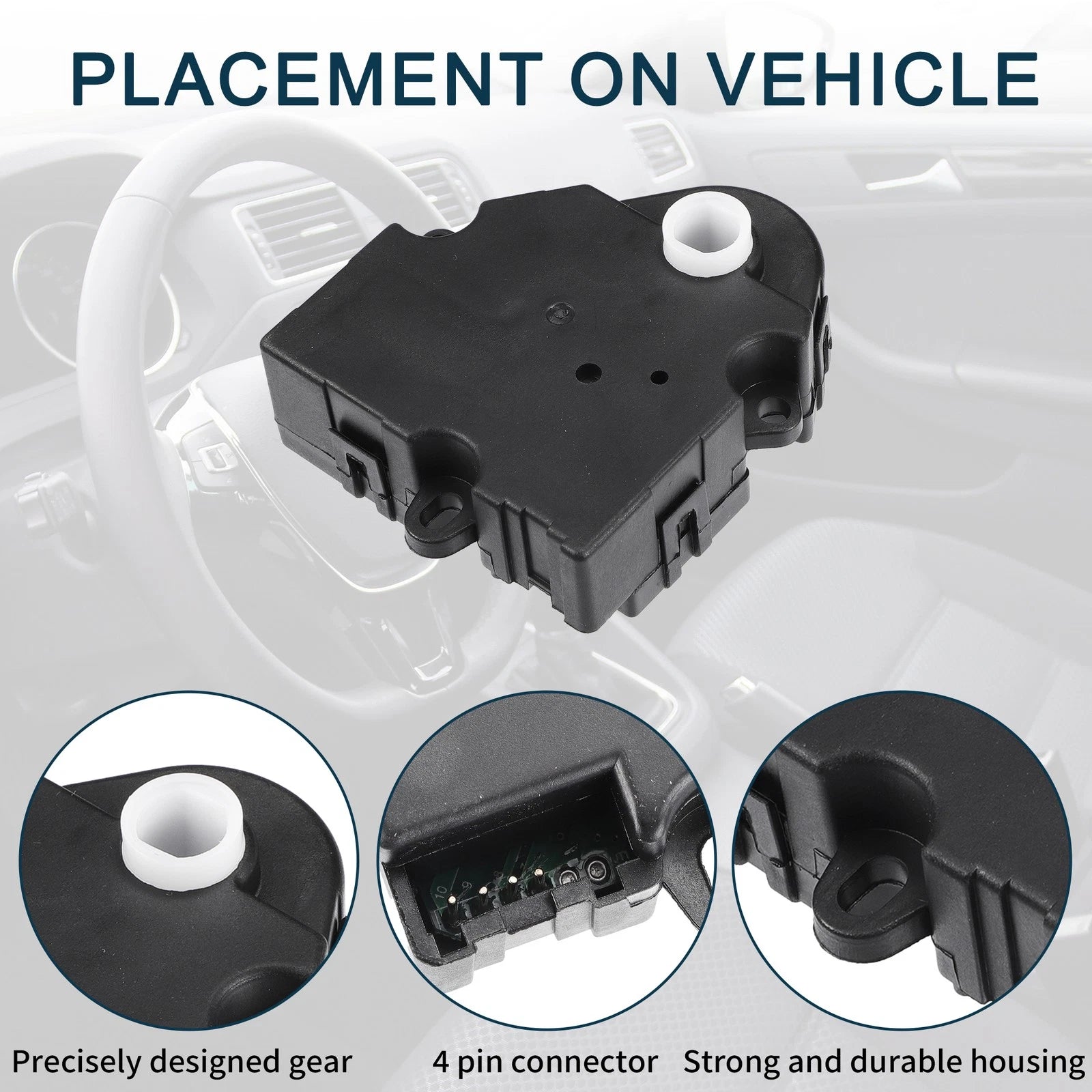 HVAC Heater Blend Door Control Actuator Replacement for Buick Century (1997–2005)