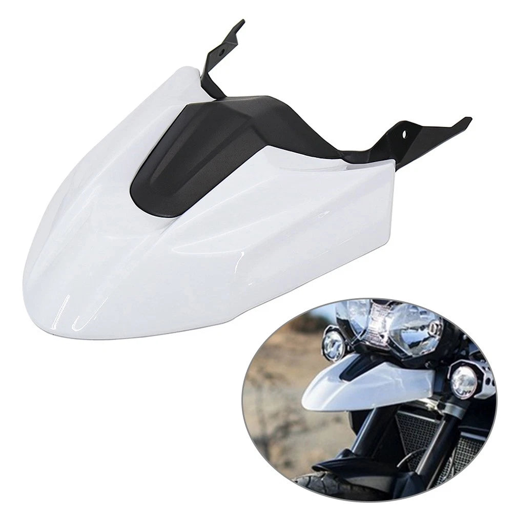 Front Beak Extension Fairing Nose Extender Cover White Fit Tiger800 XRT XRX XC