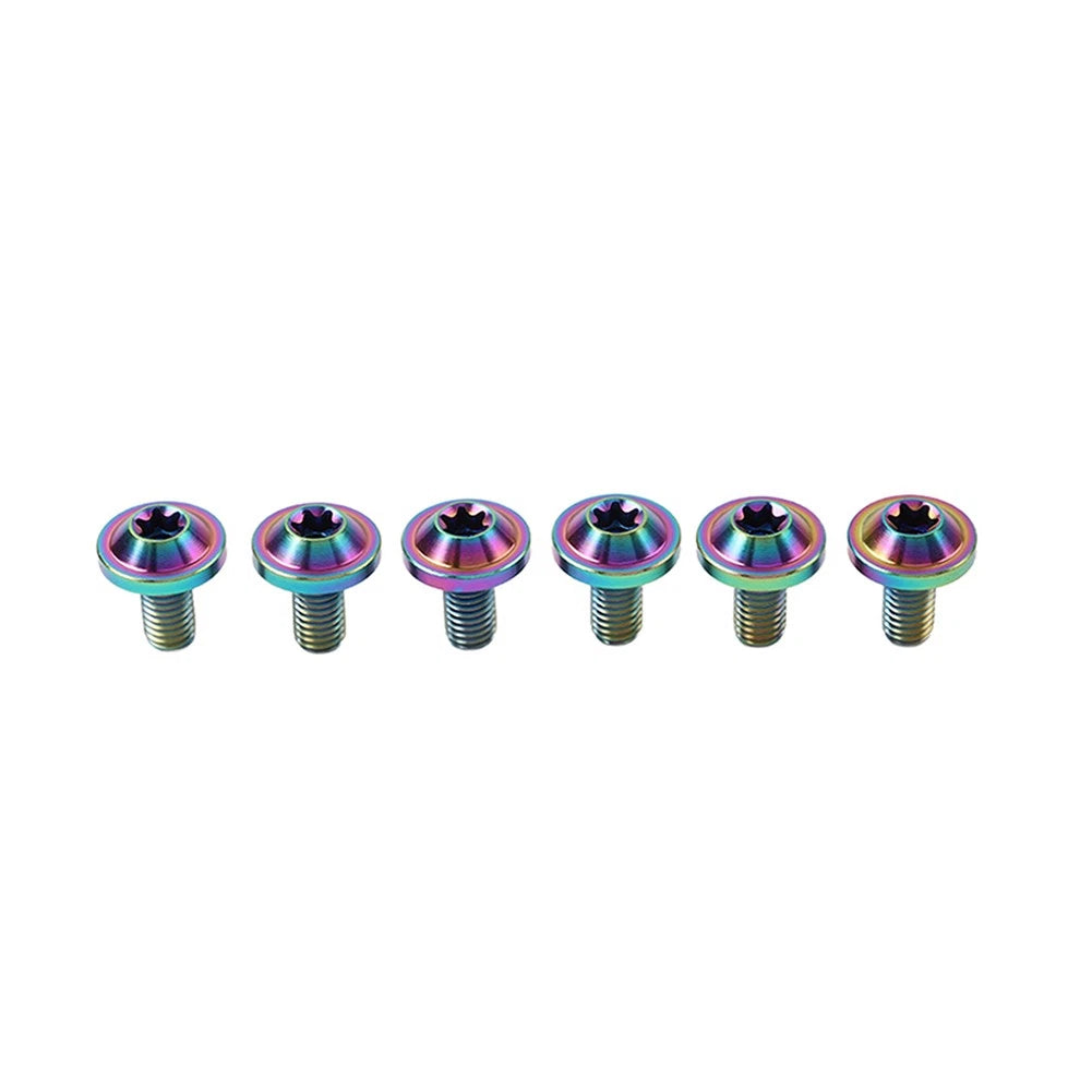 6pcs Alloy Truss Torx Head Screws M6x30mm for Motorcycle