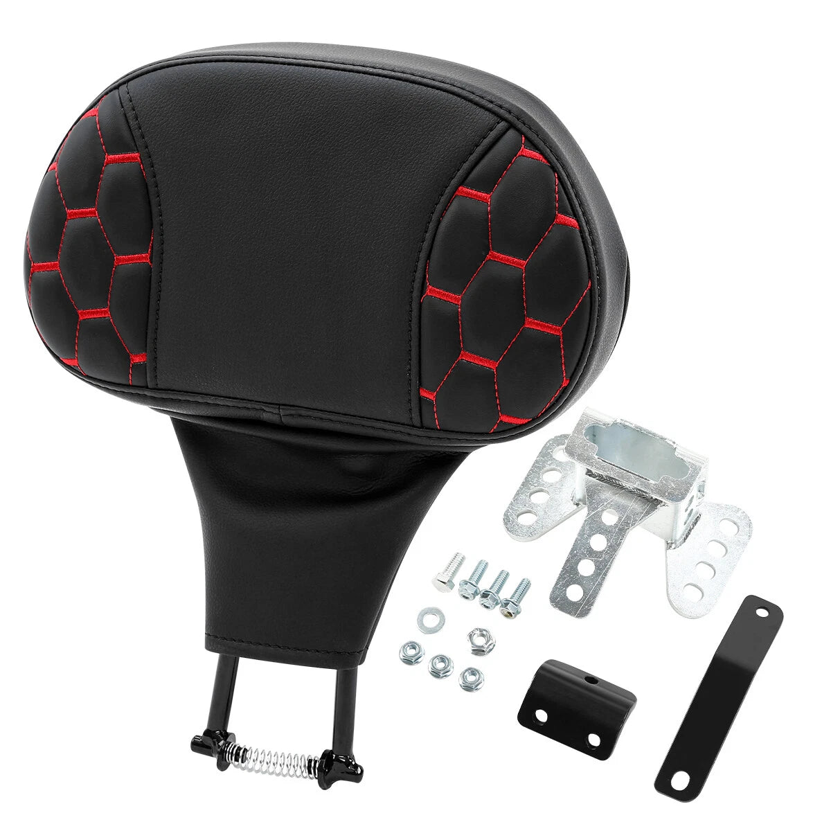 Backrest Pad for Harley Road Glide FLTRXSE (1988–2023) Black Red