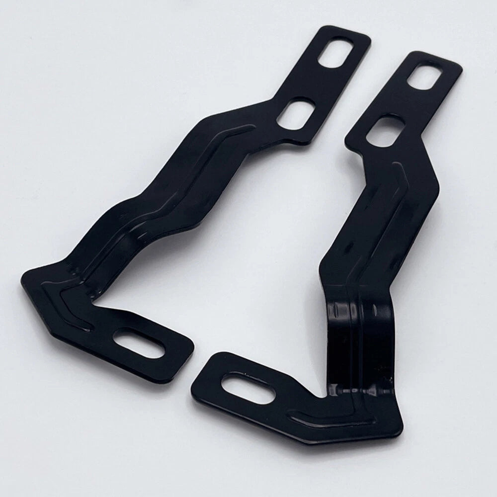 Pair Engine Hood Hinge Ditch Light Mounting Brackets for Toyota Tacoma (2016–2021)