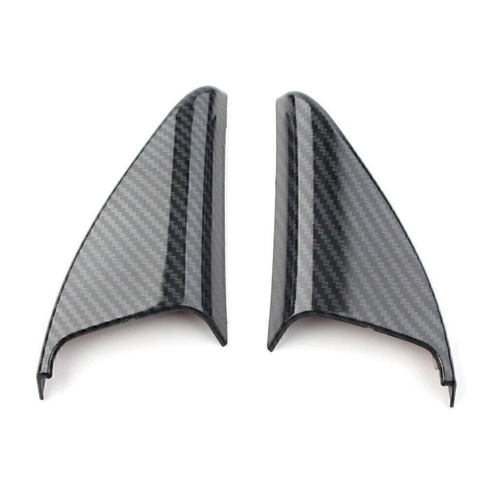 Carbon Look A Pillar Triangle Frame Cover Trim for Benz A-Class A220 (2019)