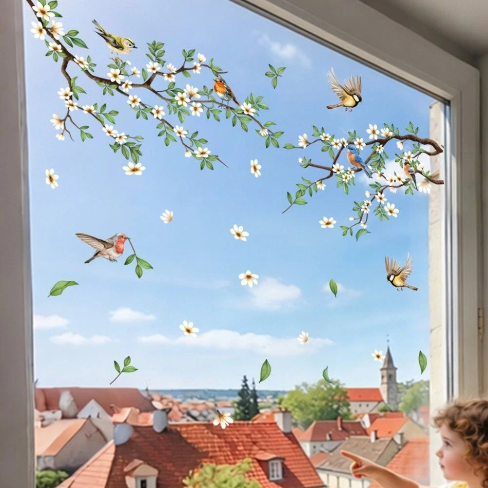 Static Cling Window Decal for Home Kitchen Decor