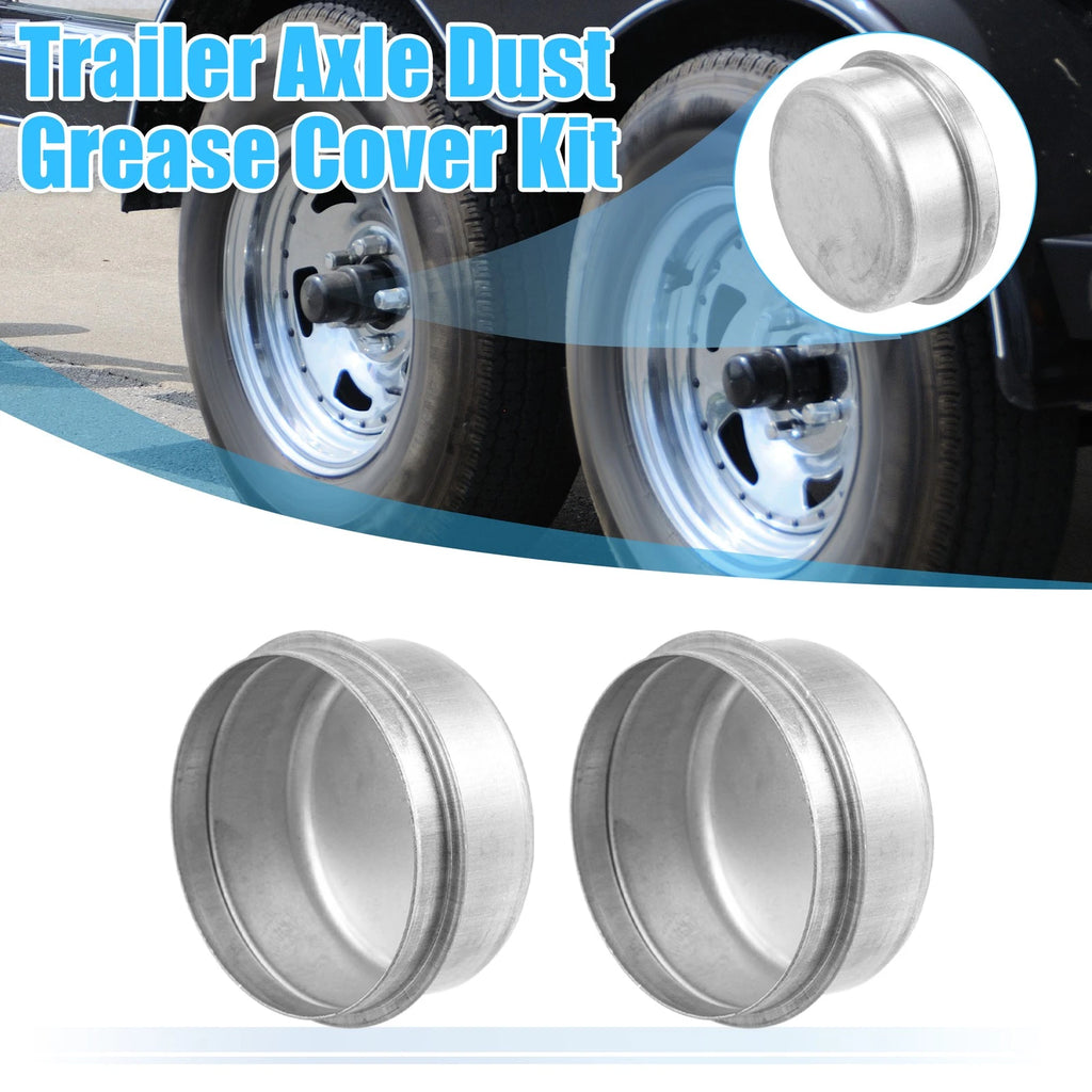 2PCS Trailer Axle Grease Cover Replacement for Dexter EZ Lube (2.44") (2000–2020)