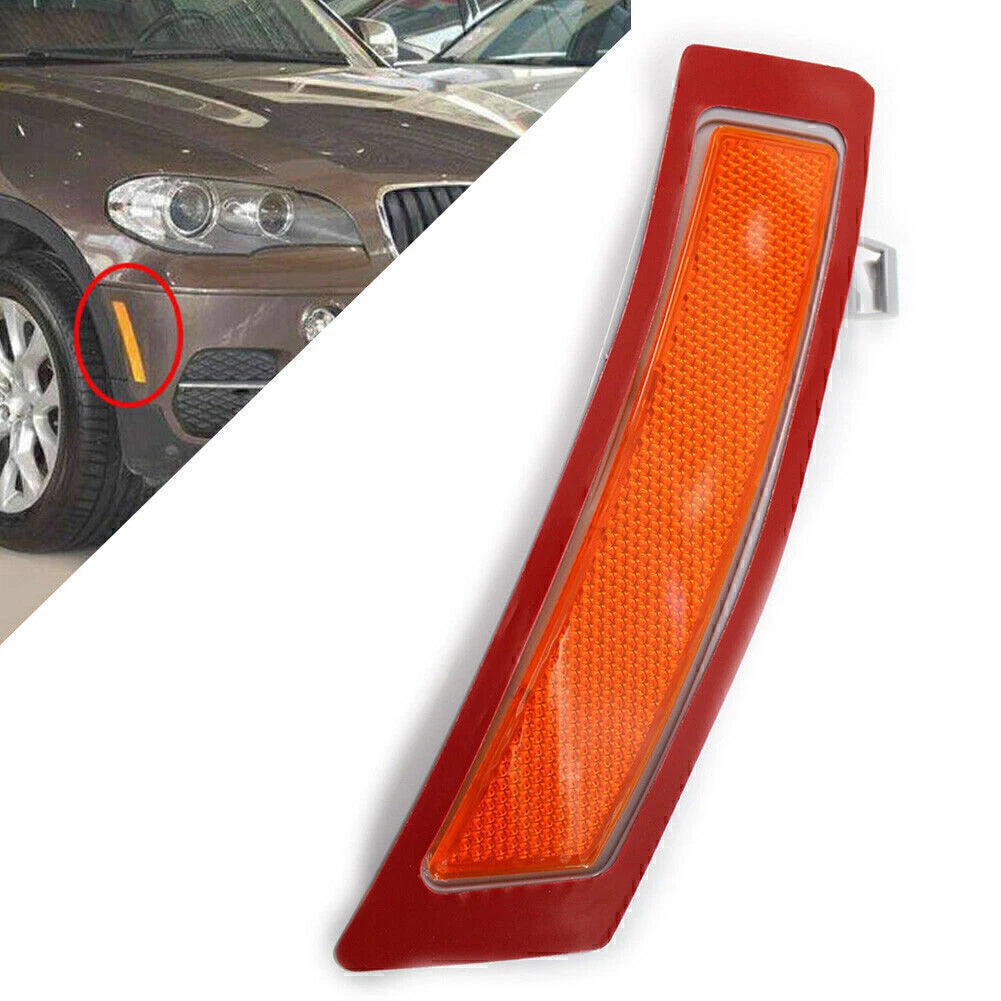 Front Left Reflector Bumper Marker Cover for BMW X5 E70 (2011–2013)