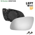 Heated Left Side Mirror Glass Replacement for Audi A8 (2002–2008)