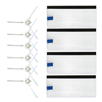 2X Side Brush with Filters for Vacuum Cleaner Attachments