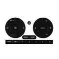 1x Radio Stereo Button Repair Kit Decal Sticker for Fiat 500 (2007–2023)