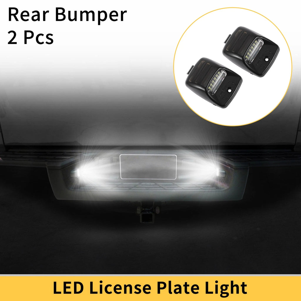 2PCS License Plate Light for Toyota Tundra (2000–2013) Clear Lens