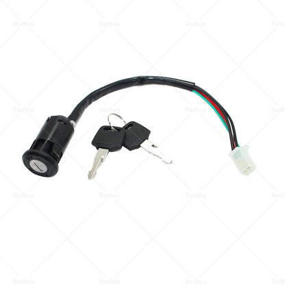 4 Wire Ignition Key Switch for ATV 50-250cc (50cc-250cc)