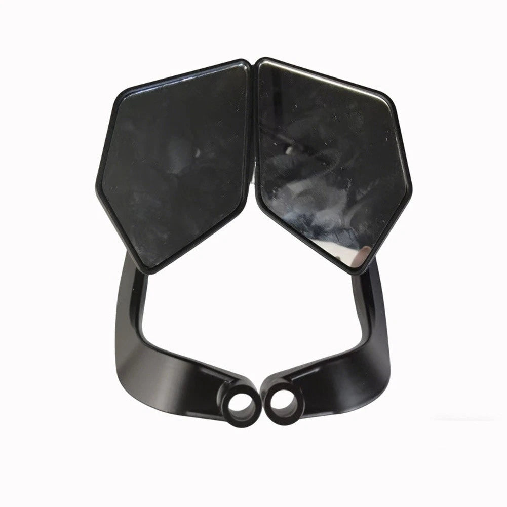 Rearview Mirror Pair for Motorcycle (Black ABS Blade)