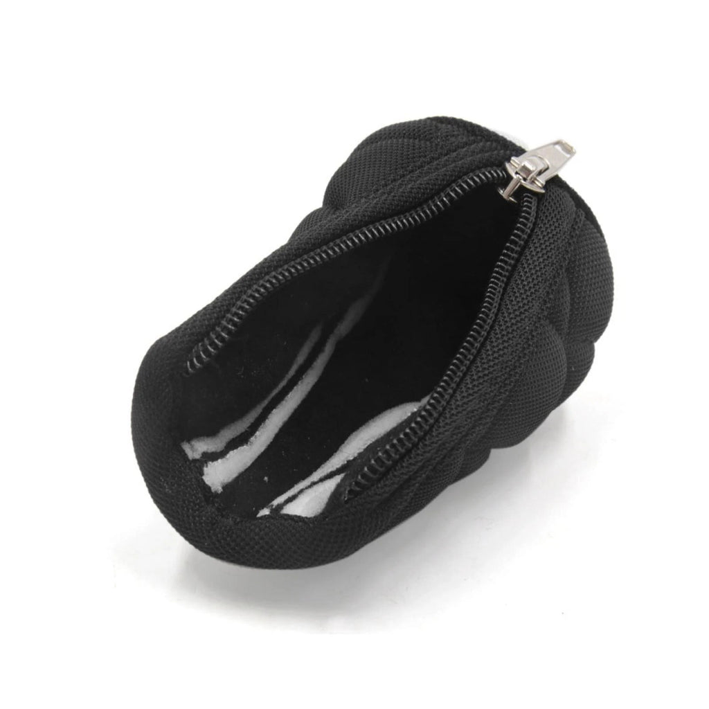 Microfiber Gear Shift Knob Cover for Universal Vehicles (Black/White)