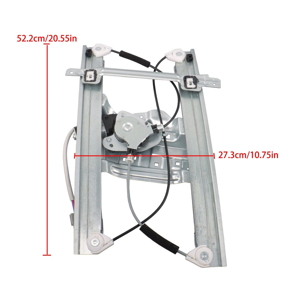 Power Window Regulator Front Left w/Motor for Mitsubishi Galant (2004–2012) 748-583