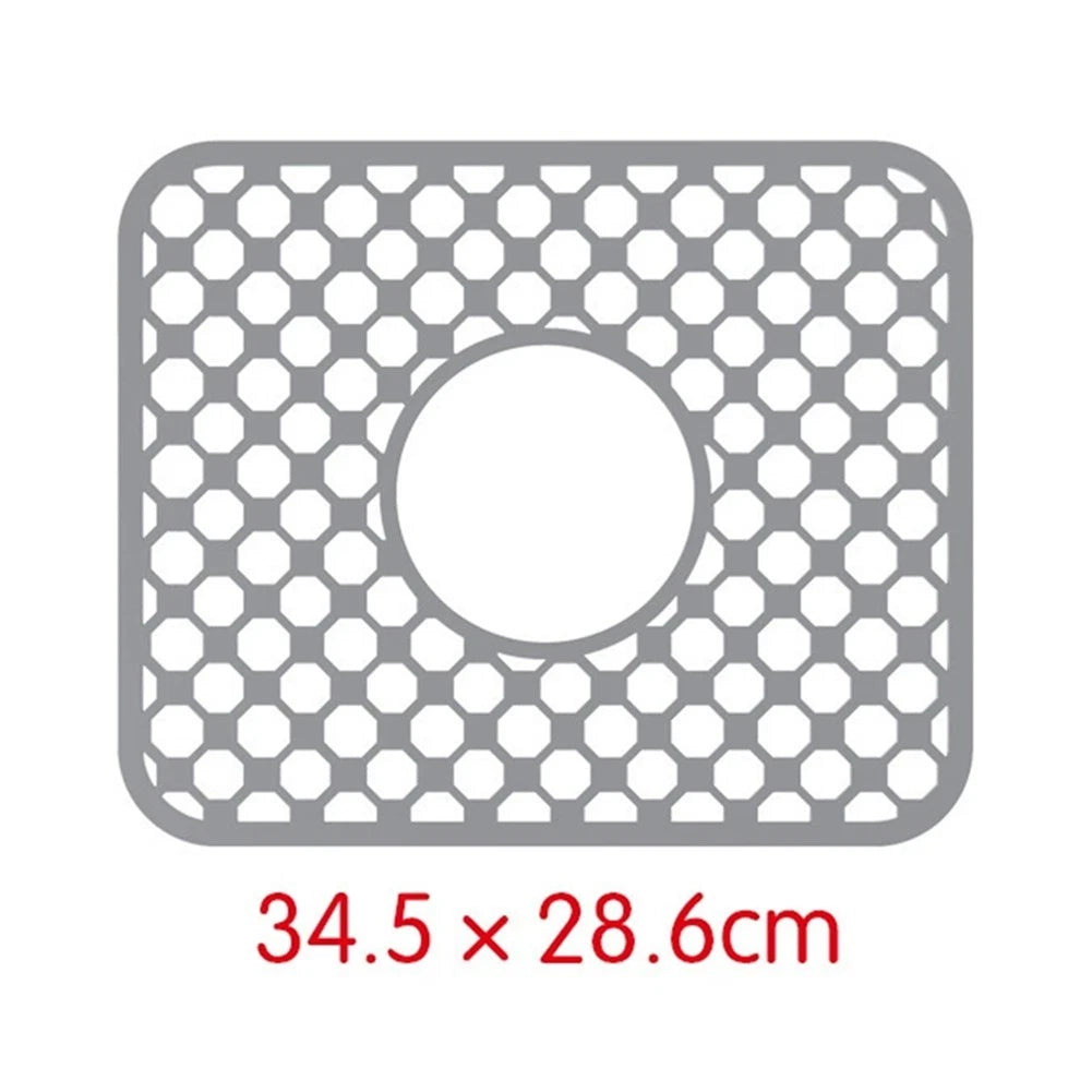 Sink Drain Mat for Kitchen Sink (34.5 x 28.6 cm)