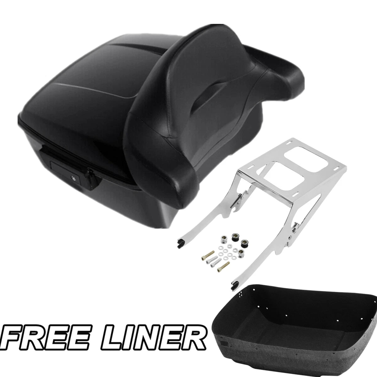 Trunk Backrest Pad Mount Rack for Harley Heritage Classic (2018–2020)