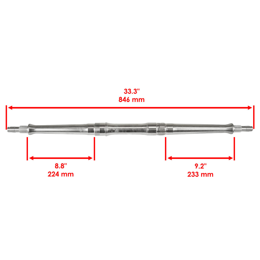 Caltric Rear Axle Shaft Replacement for Kawasaki Mule 4000 (2003–2017)