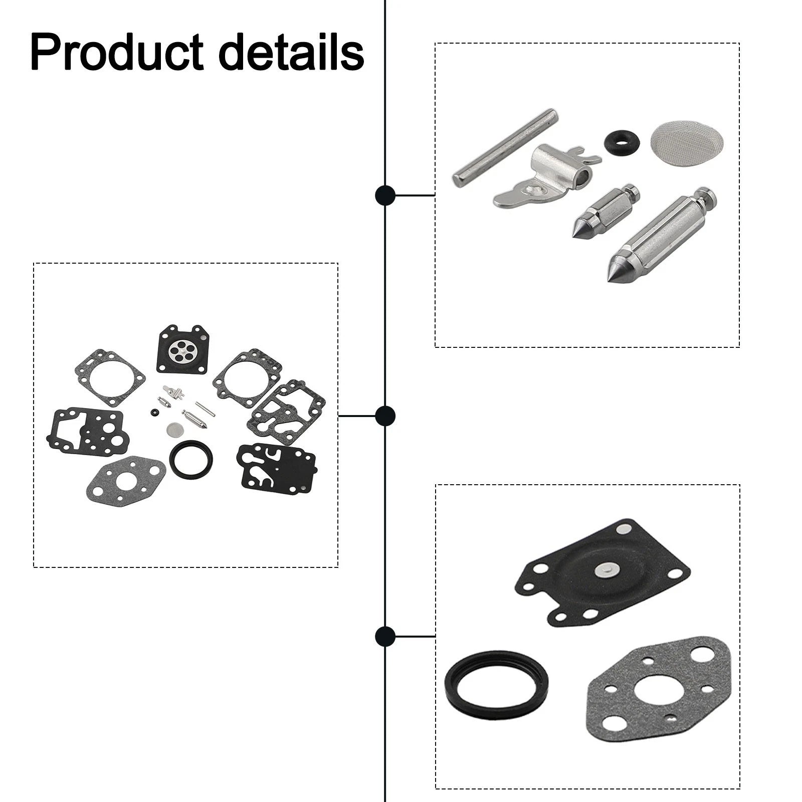Carburetor Repair Kit B26PS for String Trimmer (Compatible Models)