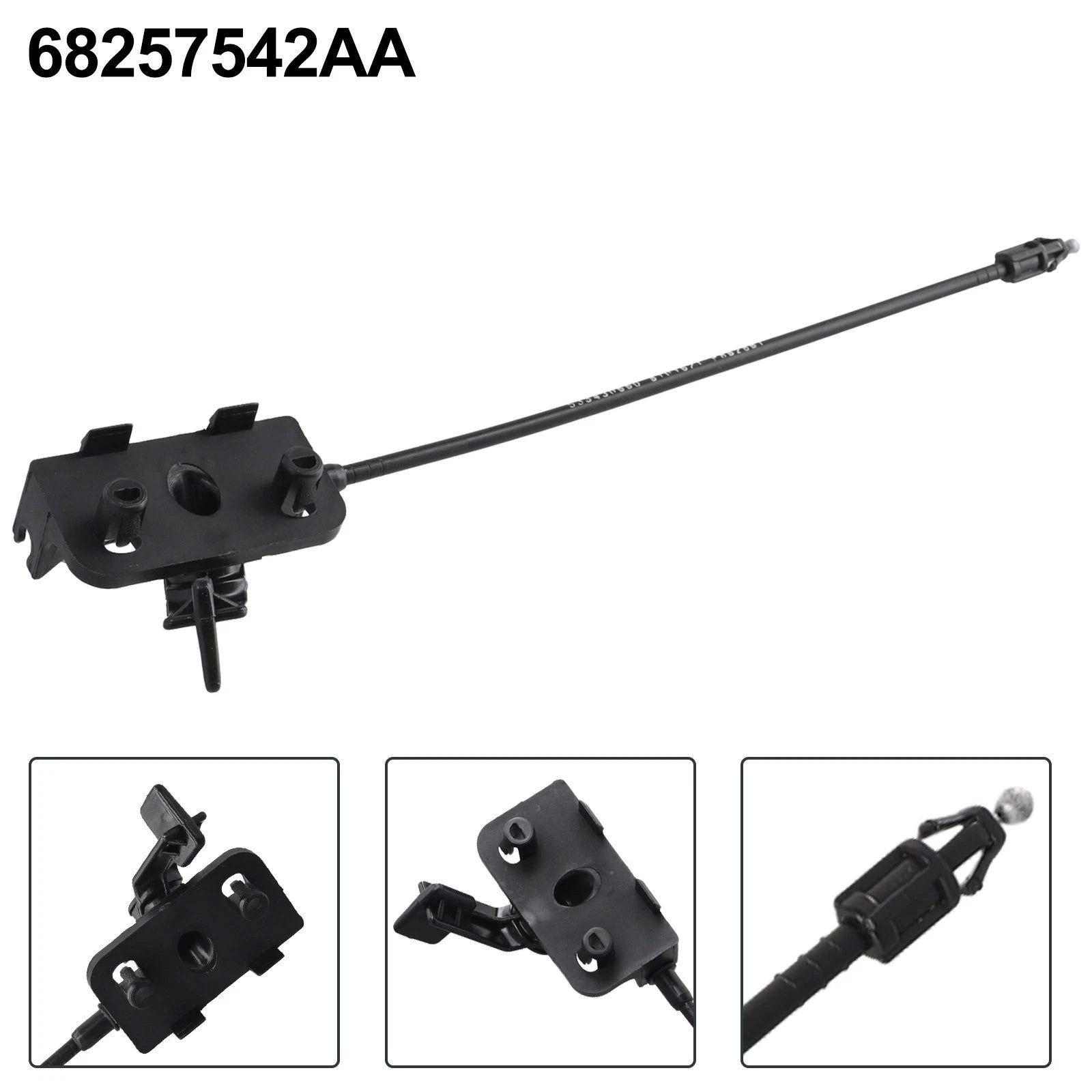 Hood Catch Secondary Release Cable for Jeep Compass (2017–2021) 68257542AA