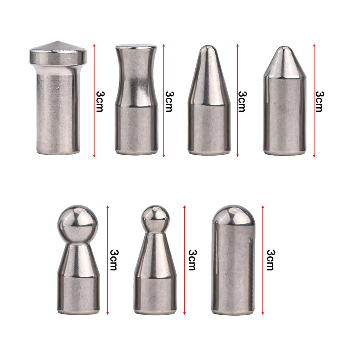 Dent Removal Rod Tips for Auto Body Repair Tool M8