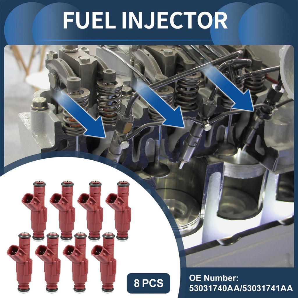 Fuel Injector Replacement for Dodge Ram 2500 (2001–2002) 5.9L 8 Pack