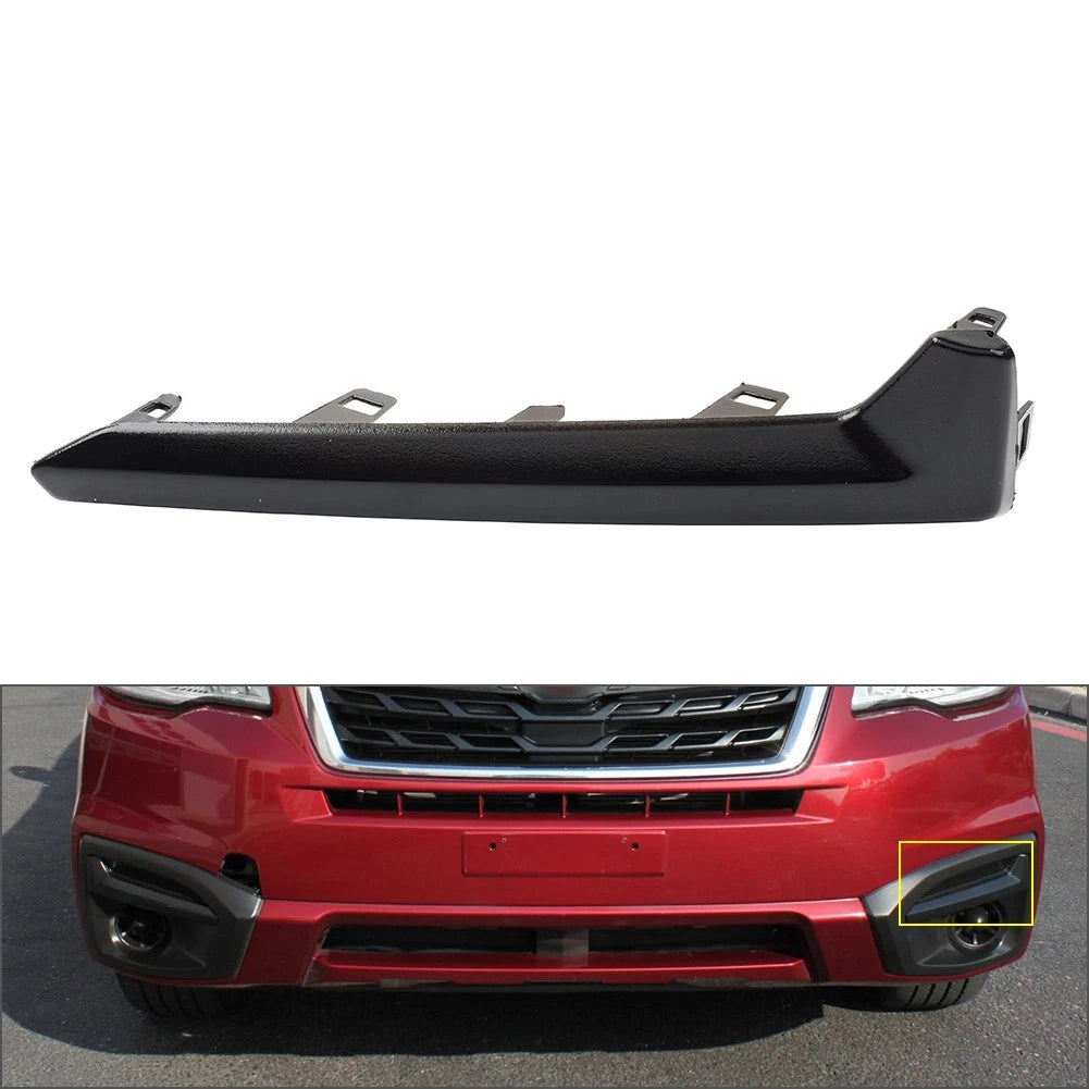 Left Fog Light Trim Glossy Black for Subaru Forester (2017–2018)