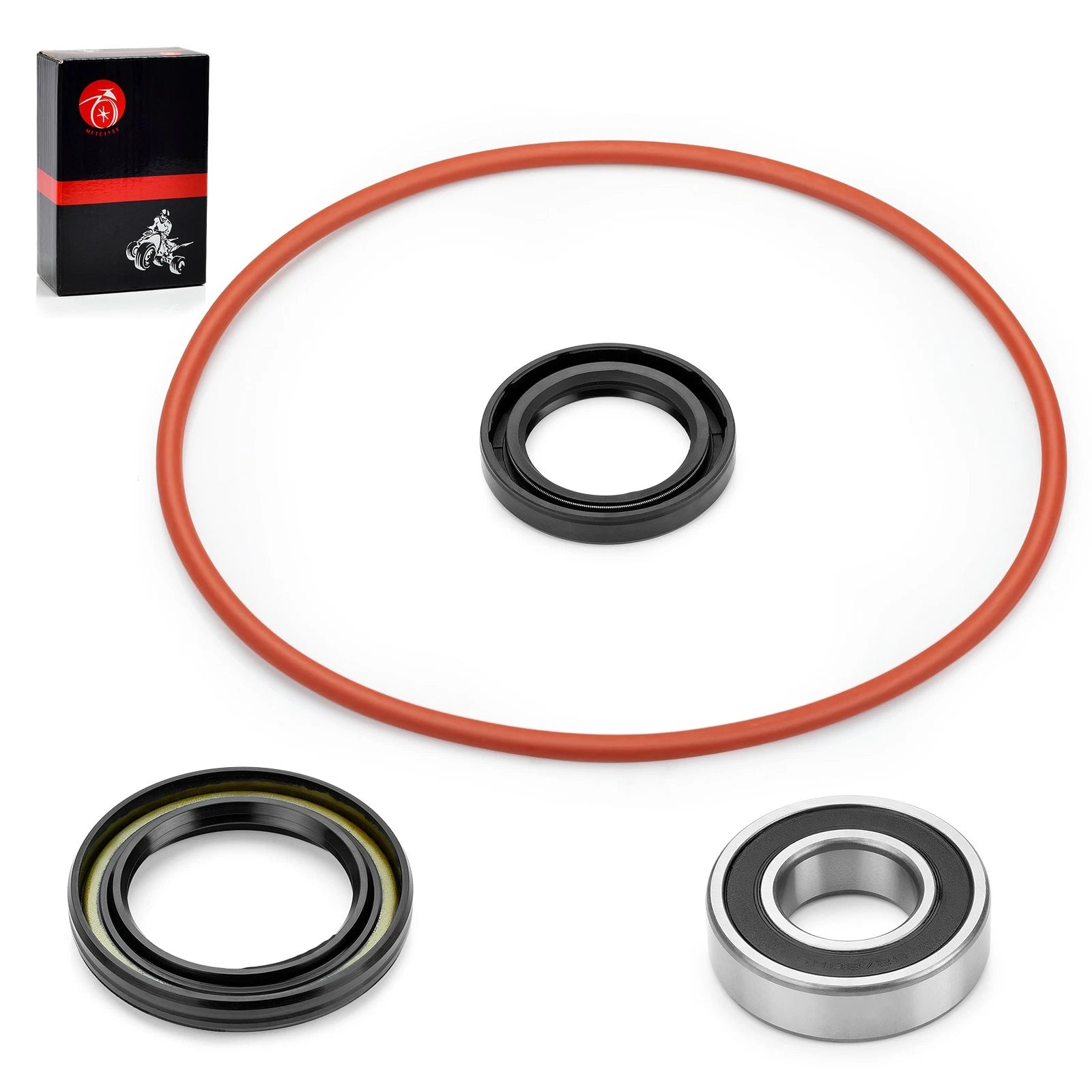 Rear Brake Drum Bearing & Seals Kit for Yamaha Bruin 350 YFM350 (2004–2006)