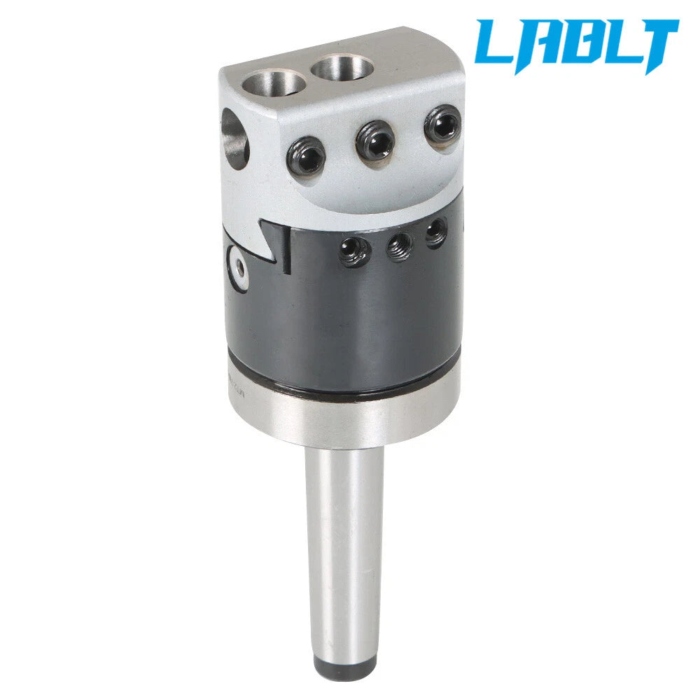2" Boring Head with MT2 Shank & 9 Pcs 1/2" Shank Boring Bar Set