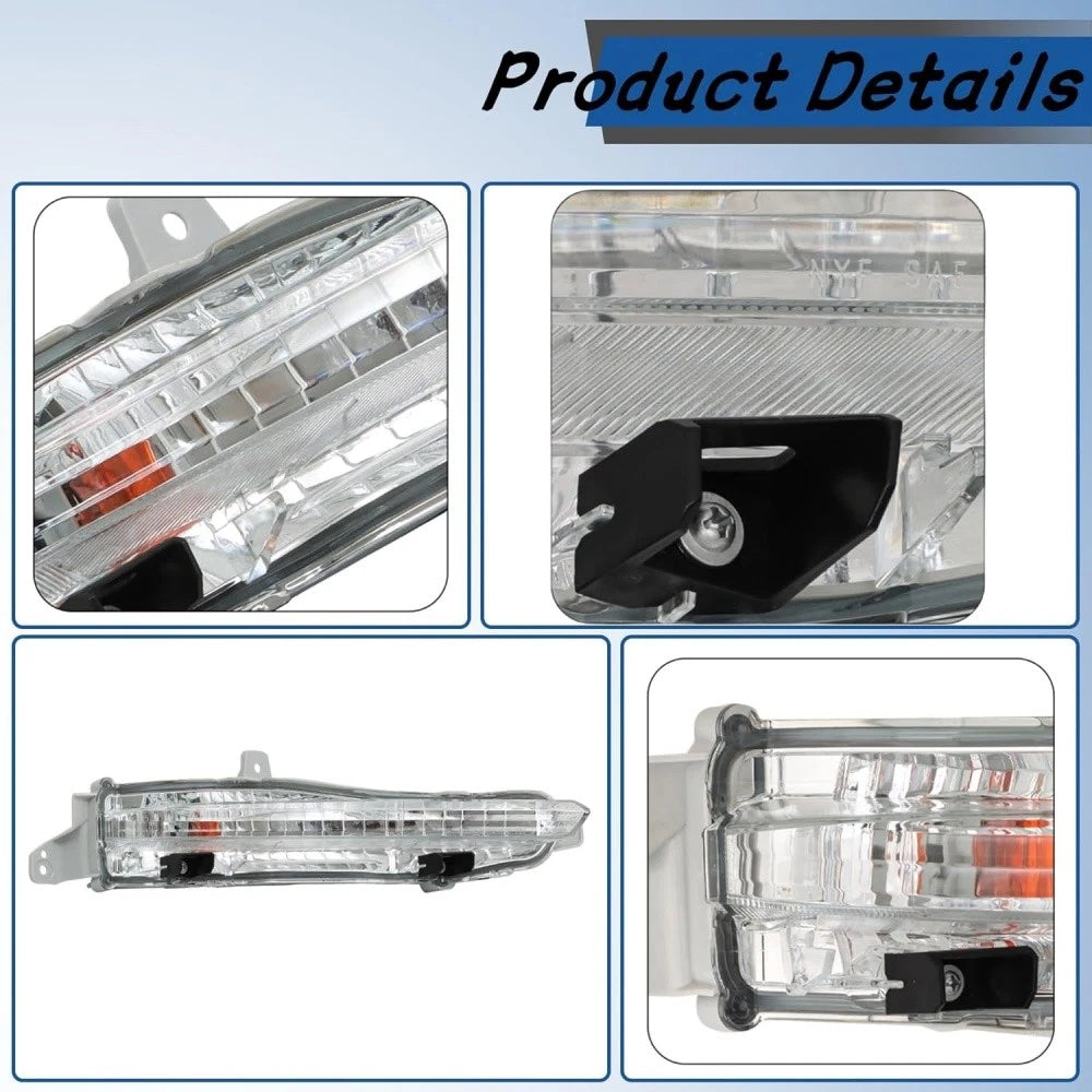 Set of 2 Front Turn Signal Lights for Honda Pilot (2019–2022)