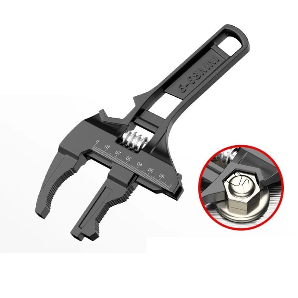 Adjustable Spanner Wrench 668mm - Lightweight Aluminum with Scale