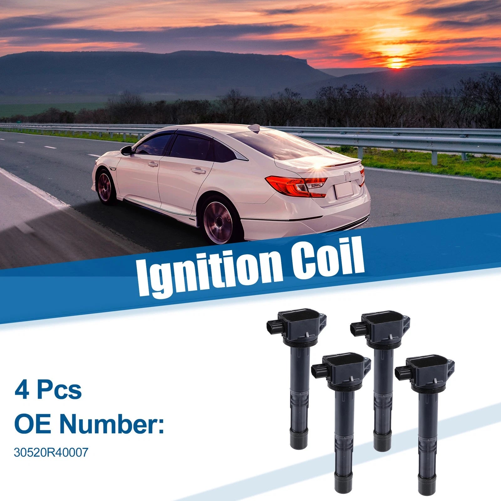 Ignition Coil Replacement for Honda Accord L4 and CR-V L4 (4 Pack) (2008–2024)