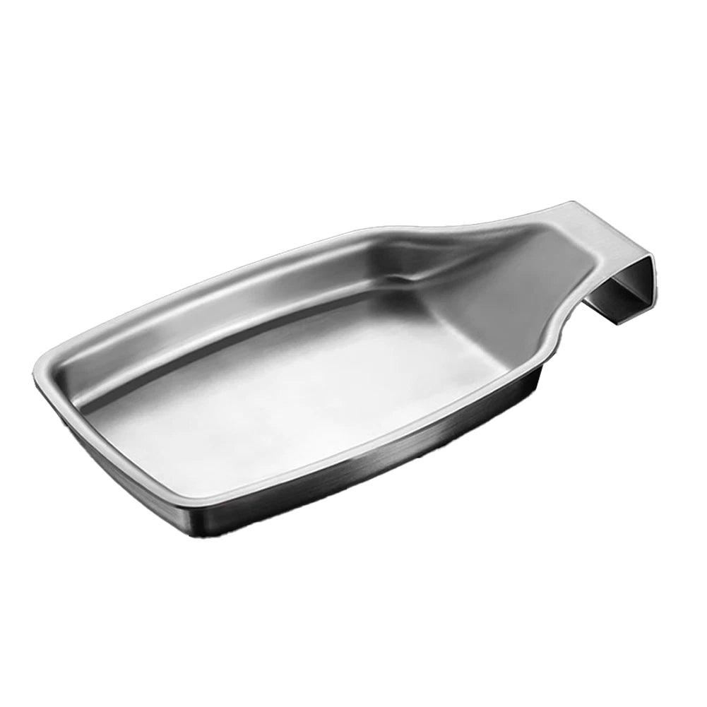 Stainless Steel Spoon Rest for Cooking Tools (20.5 cm x 10 cm)