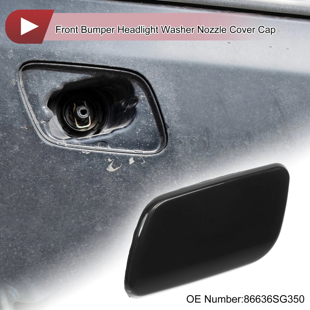 Front Left Washer Nozzle Cover Cap for Subaru Forester (2016–2018) Black