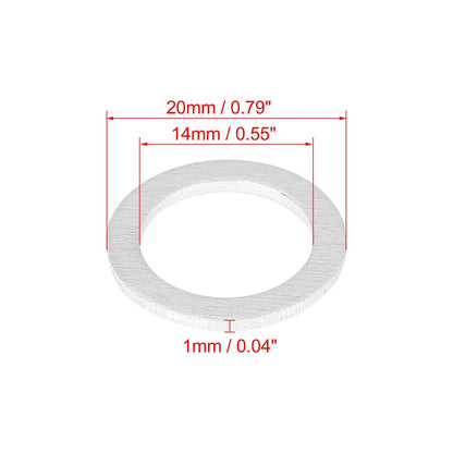 Oil Drain Plug Gasket Replacement Set for Hyundai 10 Pack (2001–2021)