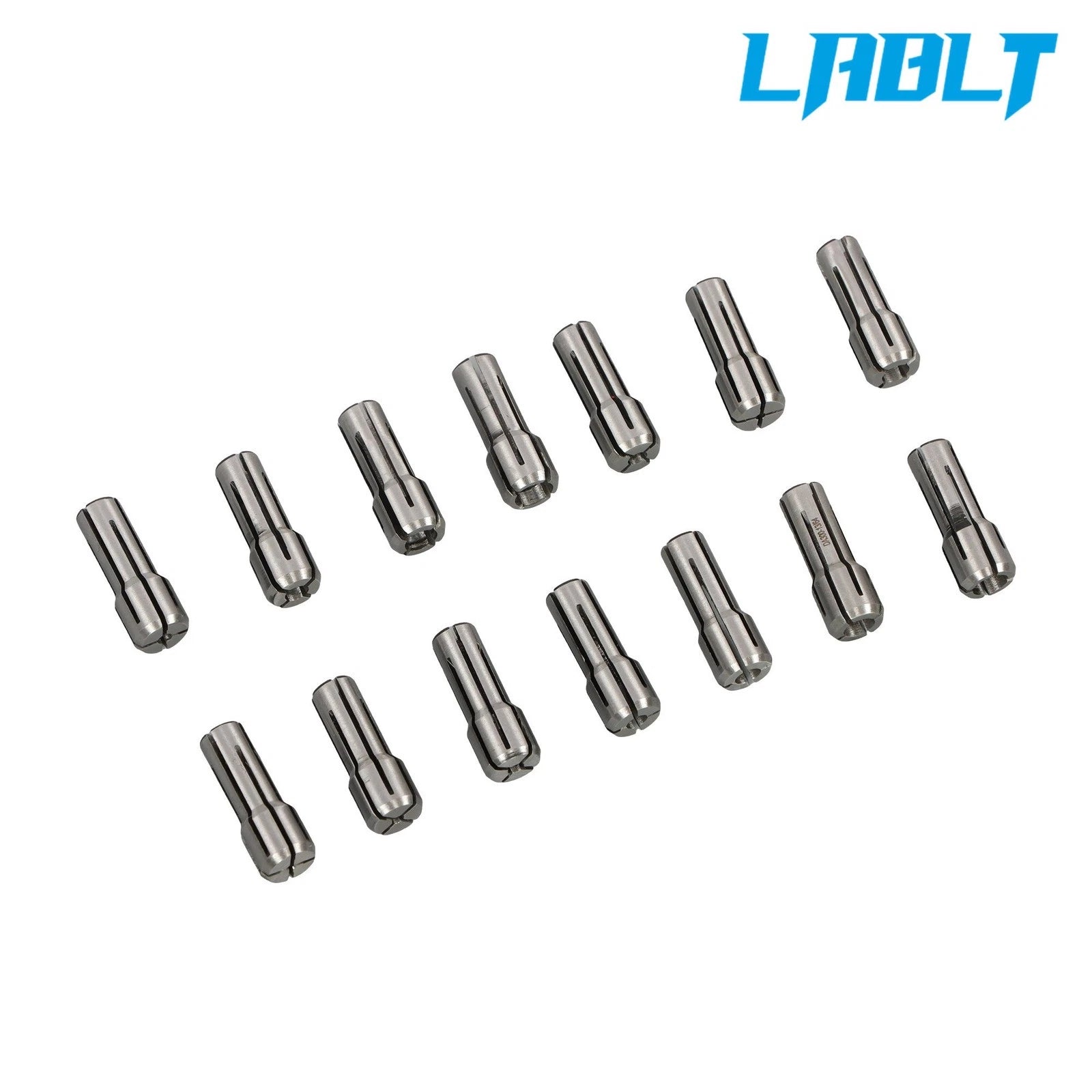 Set of 14 DA300 Precision Collets for (1/64" Collapse Range)