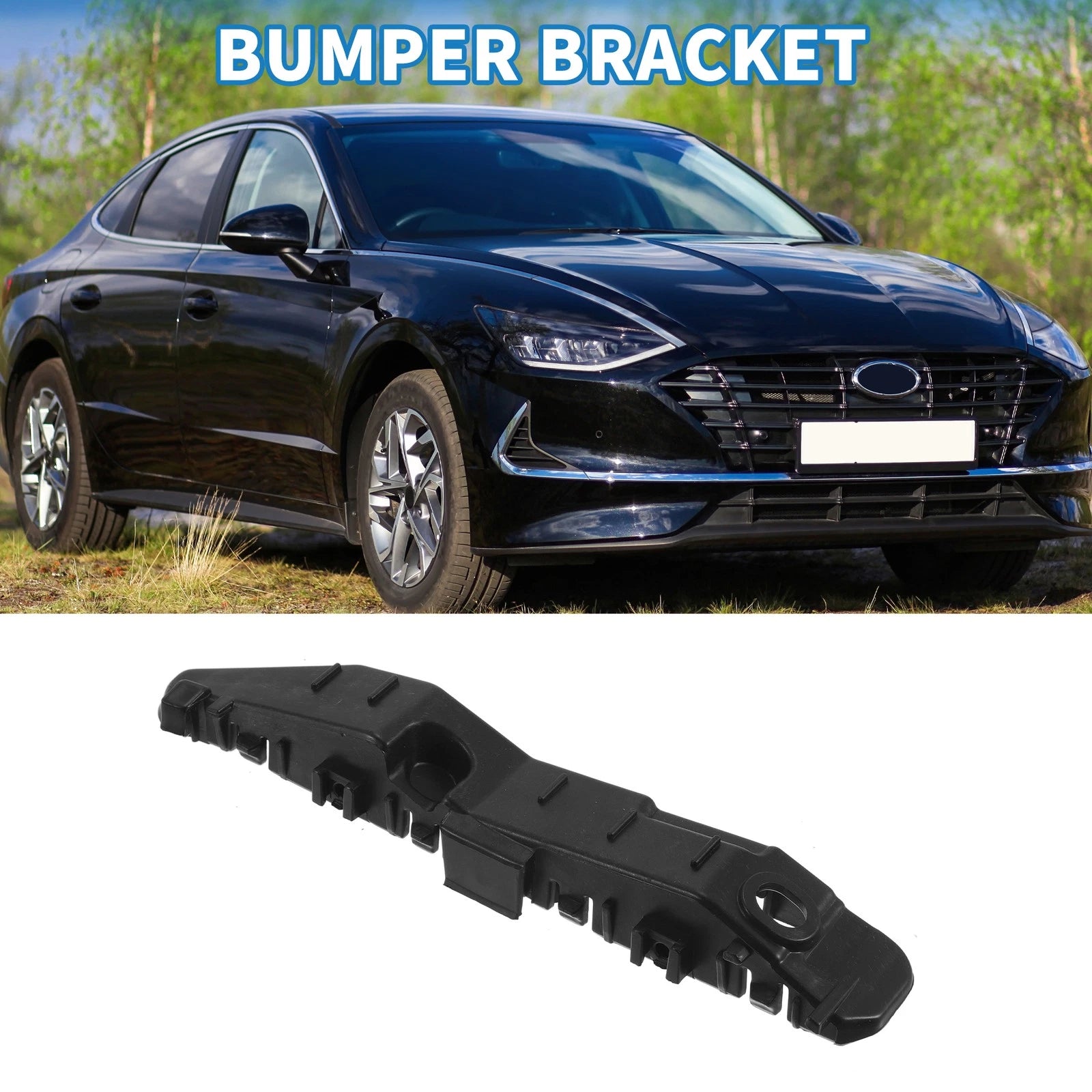 Right Front Bumper Retainer Bracket for Hyundai Sonata (2015–2017)
