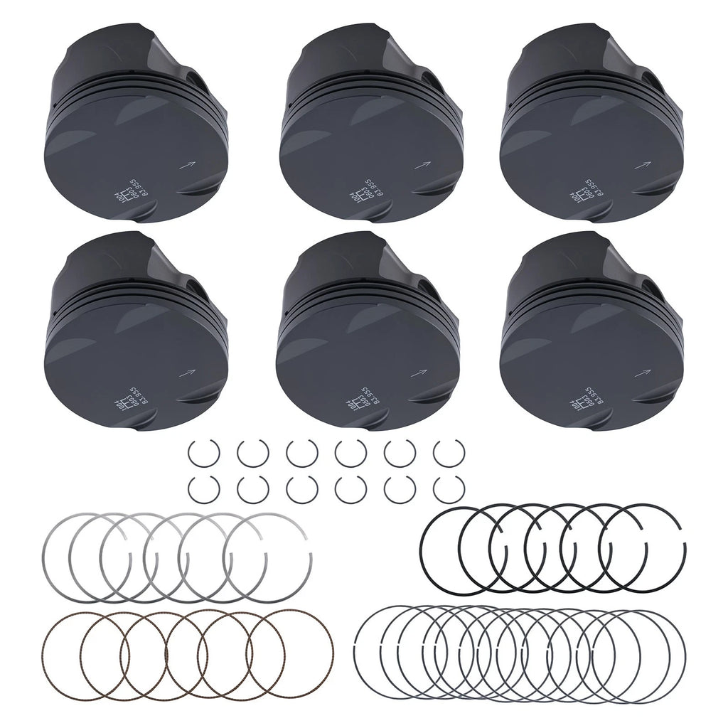 Piston Rings Set for BMW M54 B25 E46 E39 E60 E83 E85 2.5L (1997–2011) 11257509175
