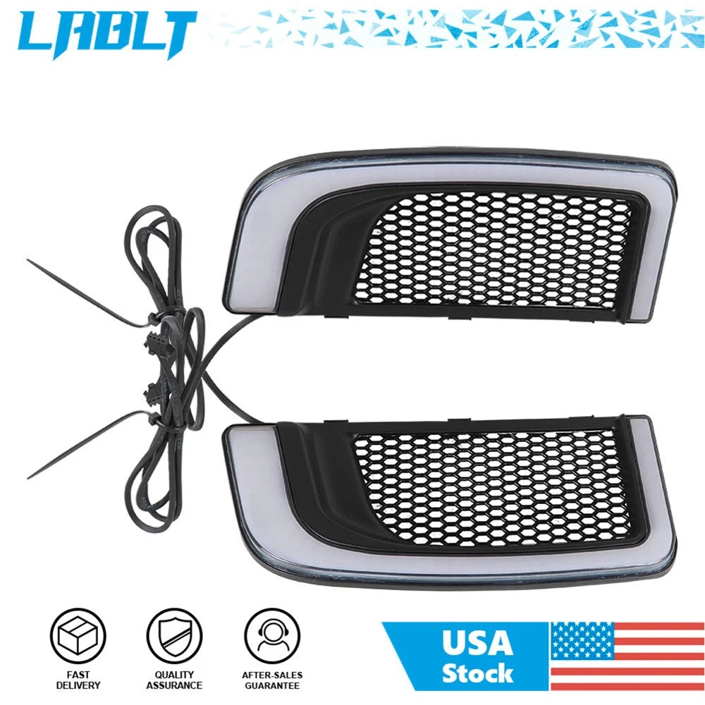LED Running Light/Turn Signal Grills for Harley Electra Glide (2014–2023)