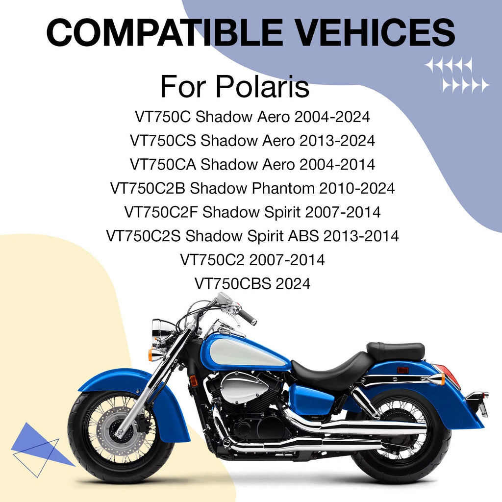 Clutch Friction Steel Plates Kit for Honda Shadow Spirit 750 VT750C2F (2007–2014)