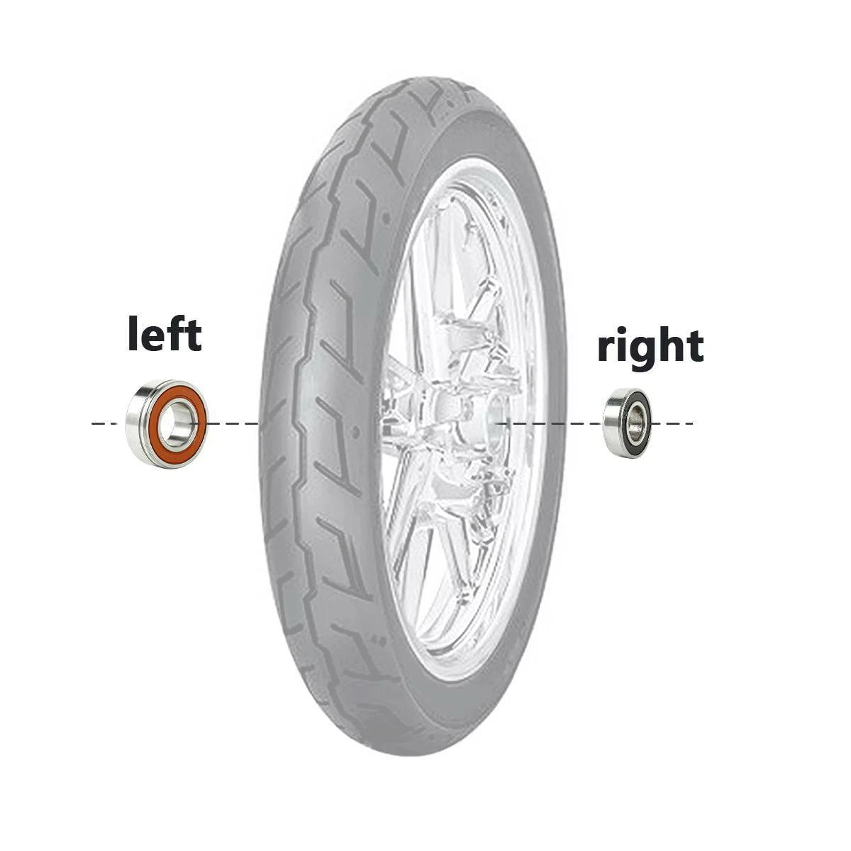 Sealed Ball Bearings for Harley Touring Street Glide (2014–2023)
