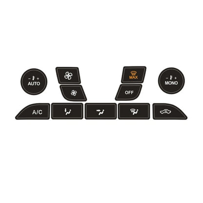 11Pcs Air Condition Control Button Repair Stickers for Ford Focus (1999–2005)
