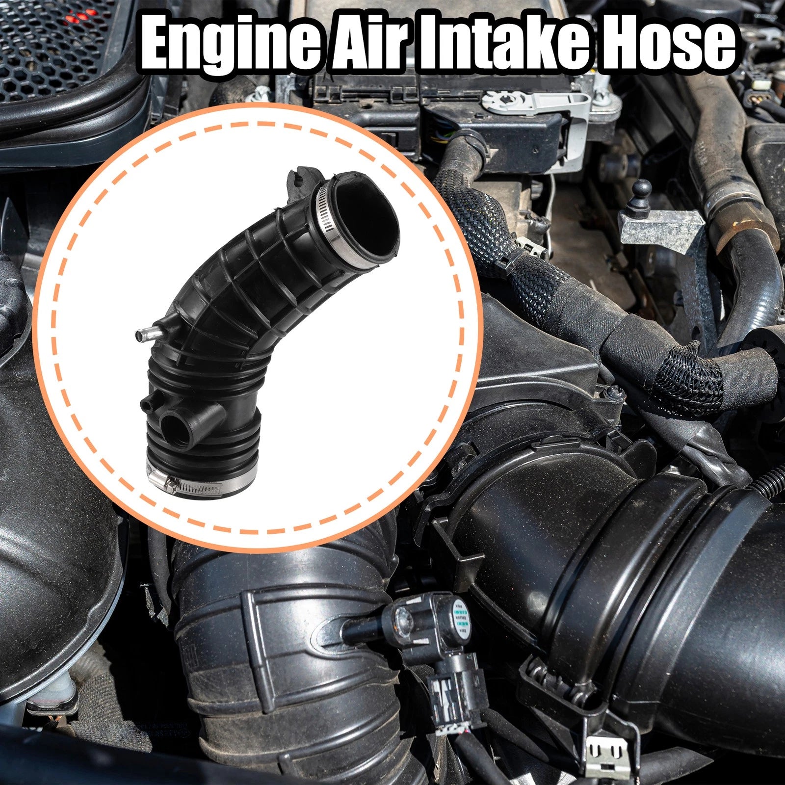 Engine Air Intake Hose Replacement for Honda Accord 2003-2004